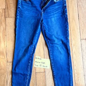 American Eagle Outfitters Blue Skinny Jeans Classic Style